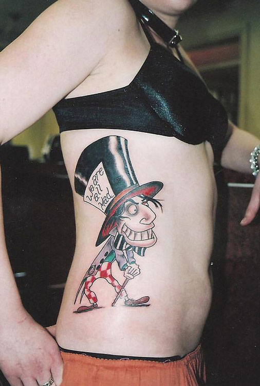 mad hatter tattoo